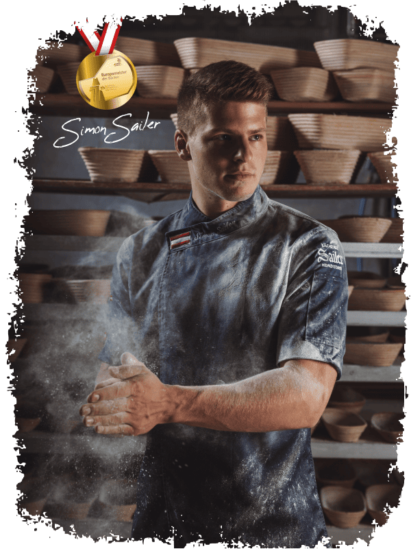 Simon Sailer Portrait mit Europameister-Medaille