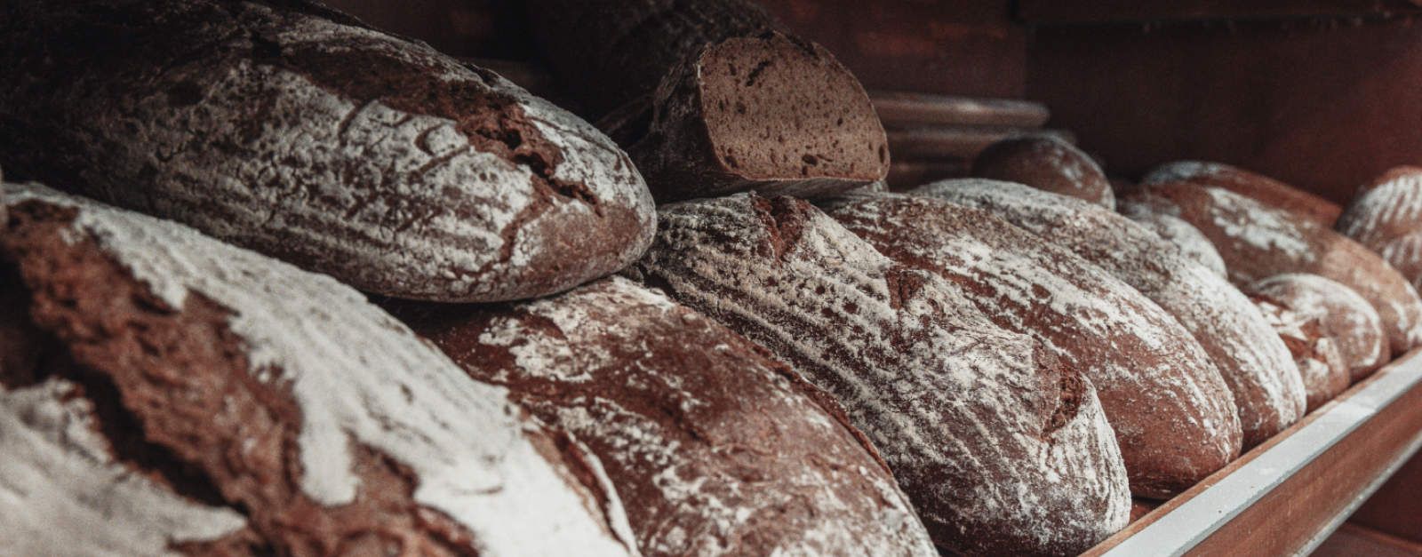 Bort in Backwarenauslage