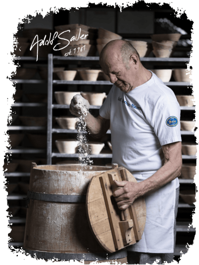 Adolf Sailer in Backstube