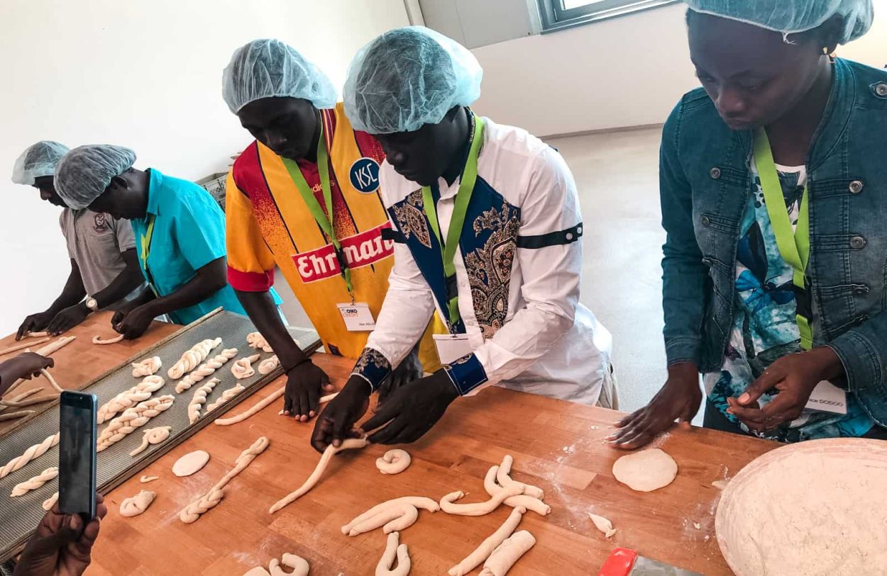 Backstubenführung mit Immigranten