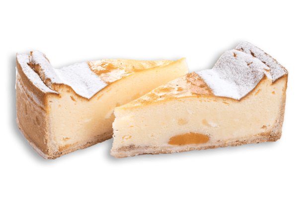 gebackene topfentorte