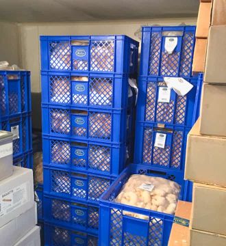 Lieferwagen Gebäck Beladung