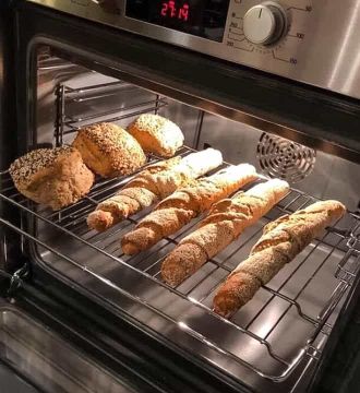 Sailer Tiefkühlgebäck im Backofen